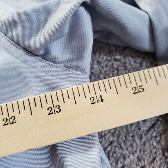 Ariat shirt Mens Large Blue Button Up Long Sleeve Twill - Picture 10 of 13